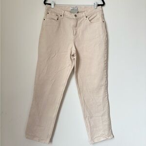 Abercrombie & Fitch 90’s Straight Mid Rise Jeans - Curve Love - Size 10 - Tan